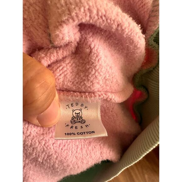 Teddy Fresh Multicolor Sweatshirt Size Medium - Picture 5 of 6